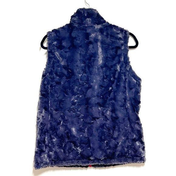 The North Face Women’s Mossbud Swirl Reversible Vest Dark Purple / Pink M - Picture 4 of 5